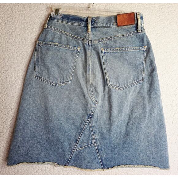 Citizens of Humanity Sz28 Vintage Denim Distressed washed grunge A line skirts - Picture 2 of 16